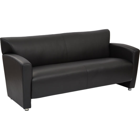 OSP Furniture Loveseat with Silver Finish Legs