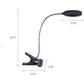 Bostitch Adjustable Clamp Desk Lamp, Black - VLED1800-BKC