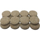 Shepherd Hardware 1-Inch Heavy Duty Self-Adhesive Felt Furniture Pads, 16-Pack, Beige - 9952