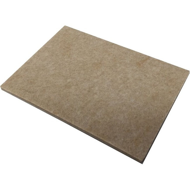 Shepherd Hardware 4-1/4-Inch x 6-Inch Heavy Duty Self-Adhesive Felt Furniture Pads, 2-Pack