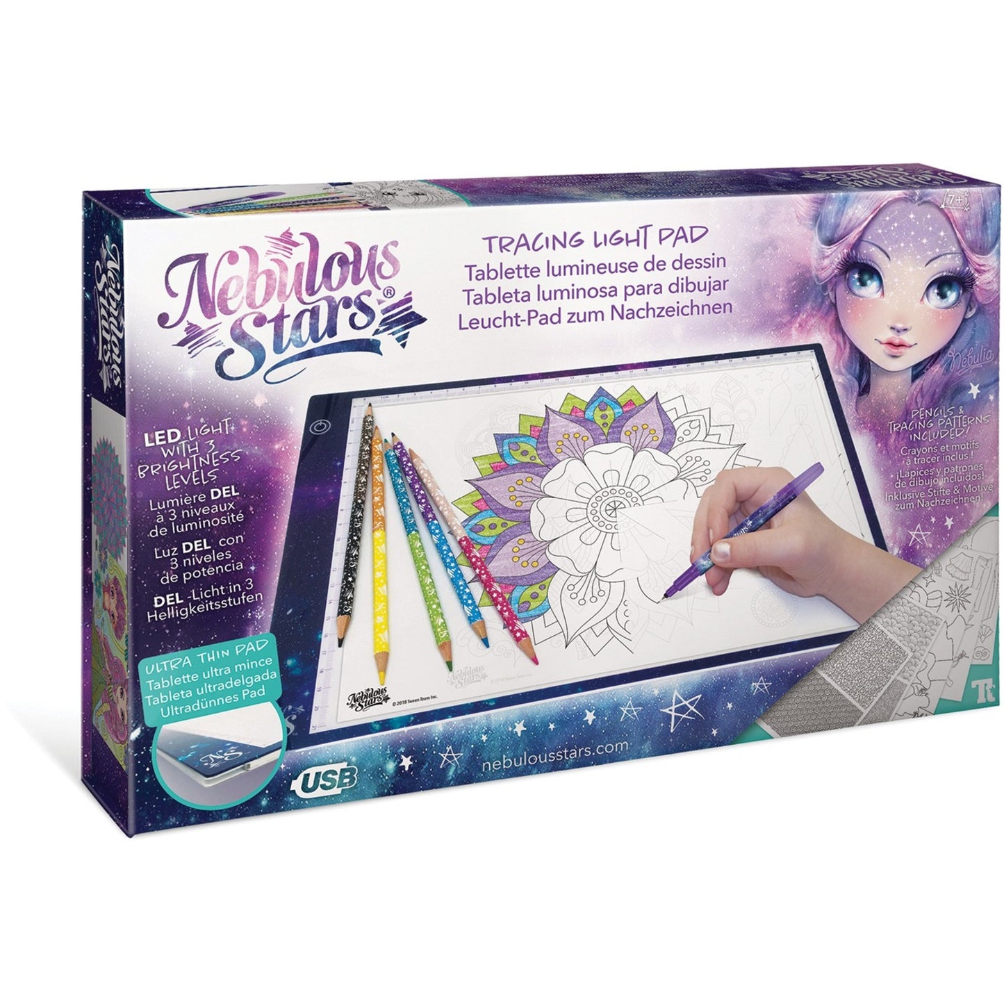 Editions Gladius Nebulous Stars Tracing Light Pad