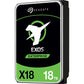 Seagate Exos X18 ST18000NM000J 18 TB Hard Drive - Internal - SATA (SATA/600) - ST18000NM000J