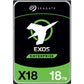 Seagate Exos X18 ST18000NM000J 18 TB Hard Drive - Internal - SATA (SATA/600) - ST18000NM000J