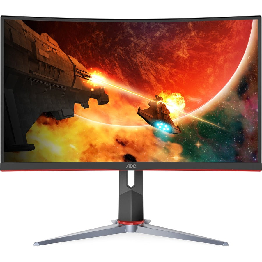 AOC C32G2 32" Class Full HD Curved Screen Gaming LCD Monitor - 16:9 - Black - C32G2