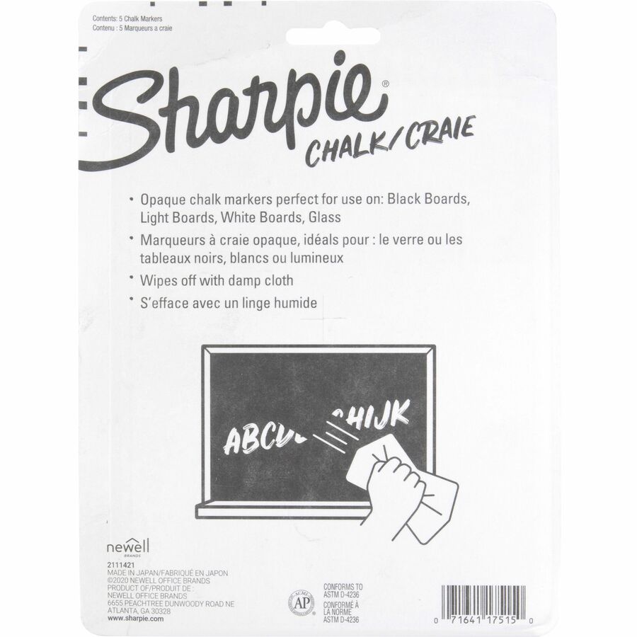 Sharpie Wet Erase Chalk Markers - 2103011