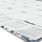 Blueline Azure Monthly Desk Pad Calendar, 22" x 17" , Bilingual - C194125B