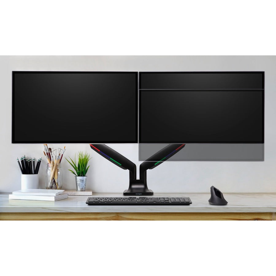 Kensington SmartFit Mounting Arm for Monitor - Black - Landscape/Portrait - K59601WW