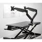 Kensington SmartFit Mounting Arm for Monitor - Black - Landscape/Portrait - K59601WW