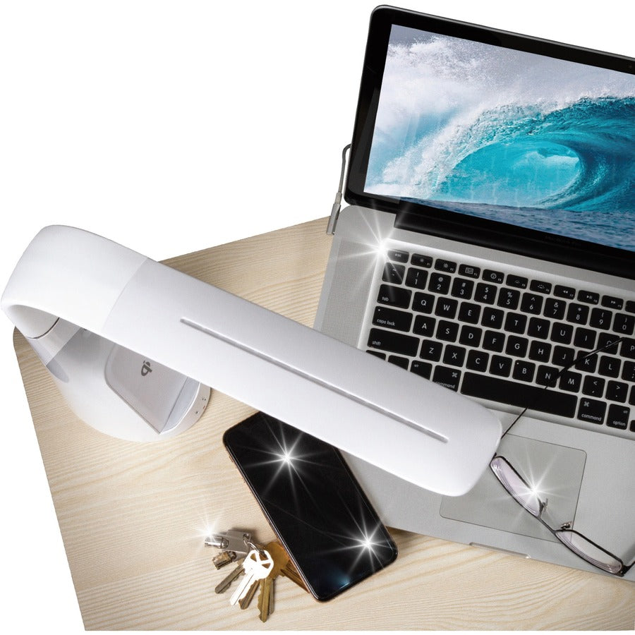 OttLite Purify LED Desk Lamp with Wireless Charging and Sanitizing - SCNQC00S