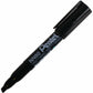 Green Label Permanent Marker (3.9/5.8mm), Chisel Tip, Black Ink