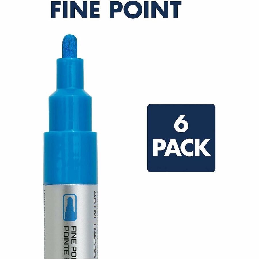 Quartet Glass Board Fine Tip Neon Markers - 79558Q
