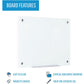 Bi-silque Magnetic Glass Dry Erase Board - GL040107