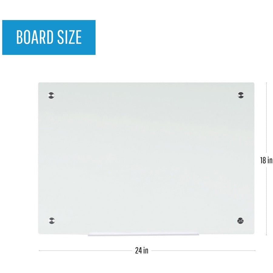 Bi-silque Magnetic Glass Dry Erase Board - GL040107