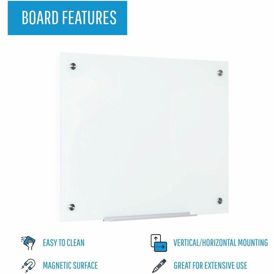 MasterVision Magnetic Glass Dry Erase Board - GL070107