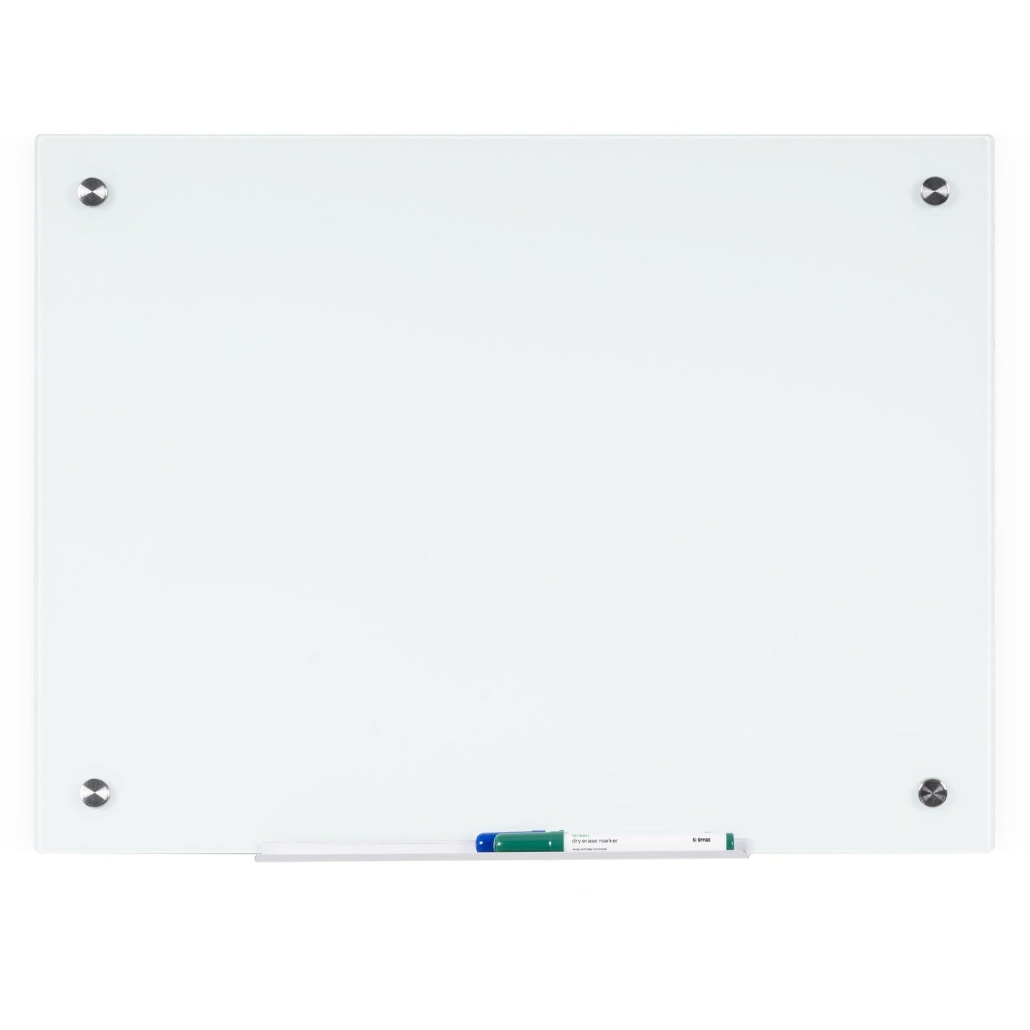 MasterVision Magnetic Glass Dry Erase Board