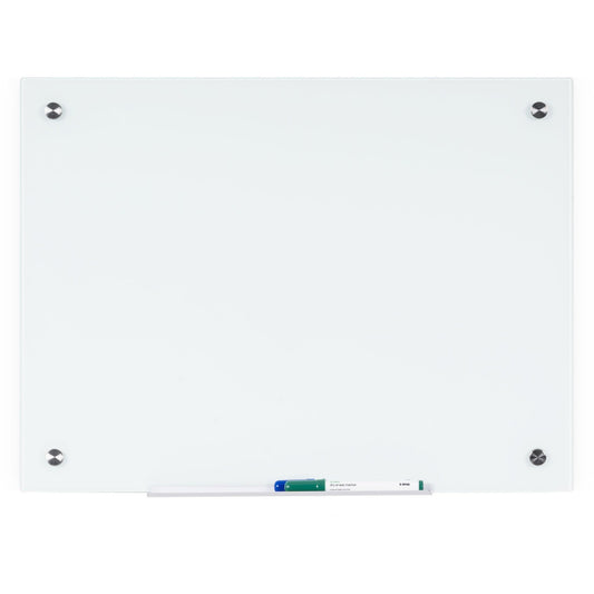 MasterVision Magnetic Glass Dry Erase Board