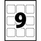 Avery Square Business Cards with Sure Feed™ Technology Clean Edge, 2-1/2" x 2-1/2" , for Laser and Inkjet Printers - 35702