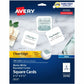 Avery&reg; Clean Edge Square Cards, Rounded Corners, 2.5" x 2.5" (35702)