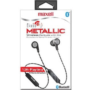 Maxell Bass13 Metallic Wireless Earbuds - 199836