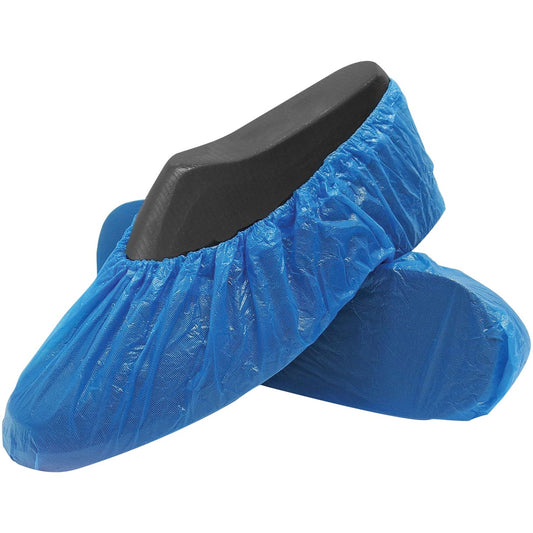 RONCO CoverMe CPE Disposable Shoe Covers Blue