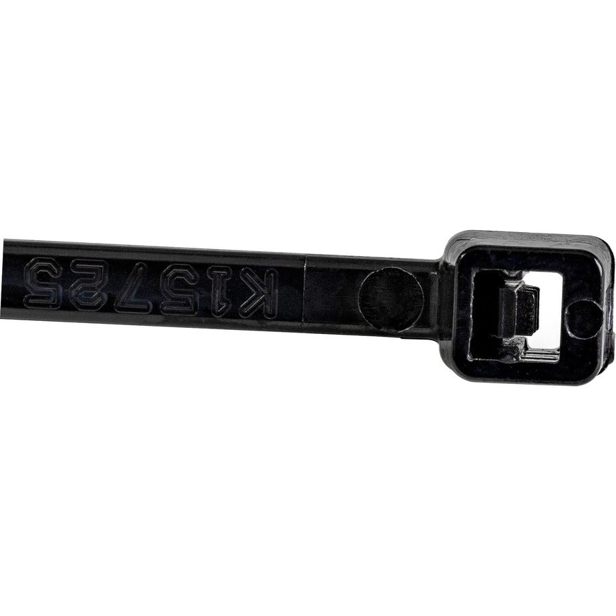 StarTech.com 4"(10cm) Cable Ties, 7/8"(22mm) Dia, 18lb(8kg) Tensile Strength, Nylon Self Locking Zip Ties, UL Listed, 100 Pack, Black - CBMZT4B