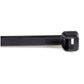 StarTech.com 8"(20cm) Cable Ties, 2-1/8"(55mm) Dia, 50lb(22kg) Tensile Strength, Nylon Self Locking Zip Ties, UL Listed, 100 Pack, Black - CBMZT8B