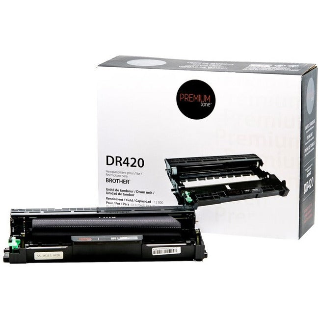 Premium Tone Drum Unit - Alternative for Brother DR420 - Black