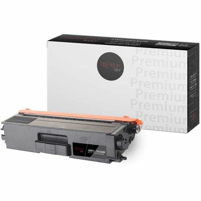 Premium Tone Toner Cartridge - Alternative for Brother TN336K - Black