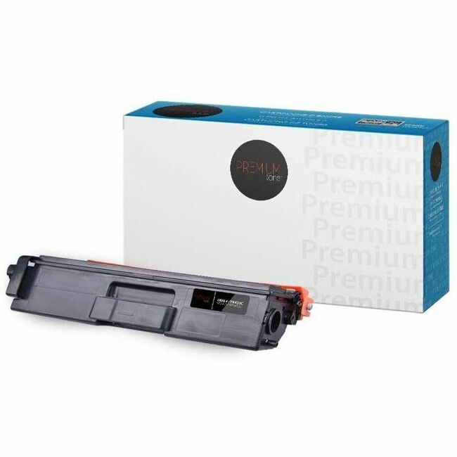 Premium Tone Toner Cartridge - Alternative for Brother TN433C - Cyan