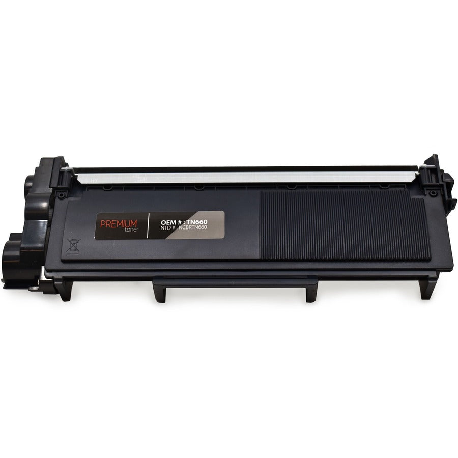 Premium Tone Toner Cartridge - Alternative for Brother TN660 - Black - NCBRTN660