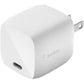 Belkin BoostCharge 30W USB-C GaN Wall Charger + USB-C to Lightning Cable - Power Adapter - WCH001DQ1MWH-B5