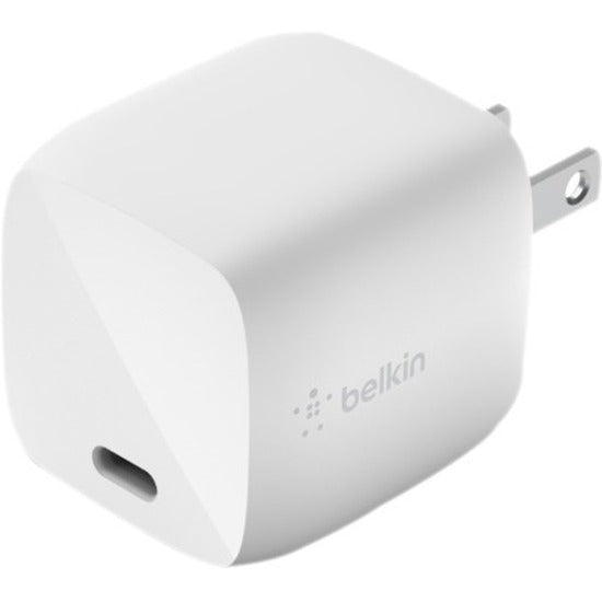 Belkin BoostCharge 30W USB-C GaN Wall Charger + USB-C to Lightning Cable - Power Adapter - WCH001DQ1MWH-B5