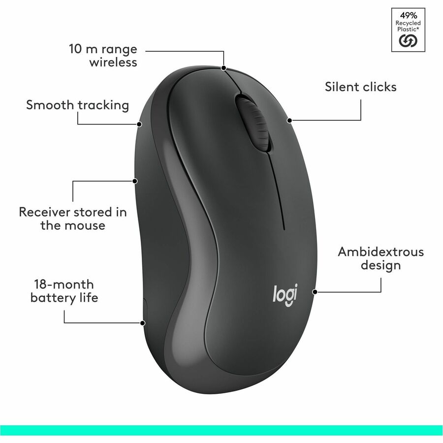 Logitech Silent Wireless Keyboard and Mouse - 920-009782
