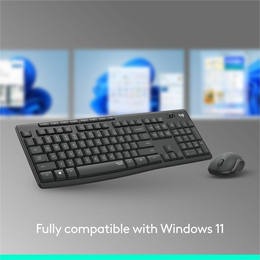 Logitech Silent Wireless Keyboard and Mouse - 920-009782