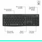 Logitech Silent Wireless Keyboard and Mouse - 920-009782