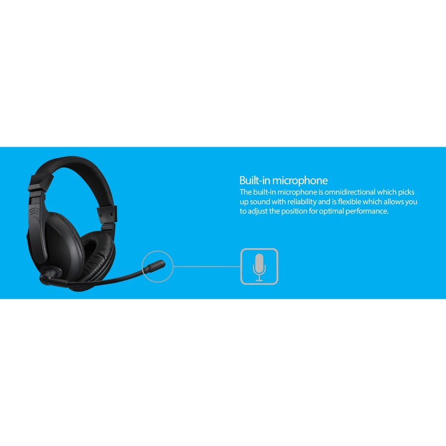Adesso Xtream H5U Stereo USB Multimedia Headphone/Headset with Microphone - XTREAM H5U