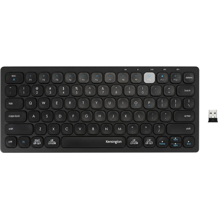 Kensington Multi-Device Dual Wireless Compact Keyboard - K75502US
