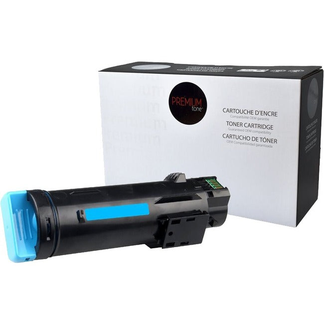 Premium Tone Toner Cartridge - Alternative for Xerox 106R03690 / 106R3690 - Cyan