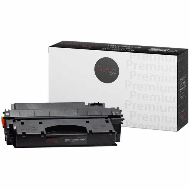 Premium Tone Toner Cartridge - Alternative for Hewlett Packard CE505A / CF280A / 05A / 80A / Canon 119 - Black