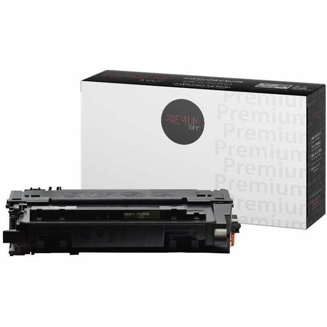 Premium Tone Toner Cartridge - Alternative for Hewlett Packard CE255A / 55A - Black