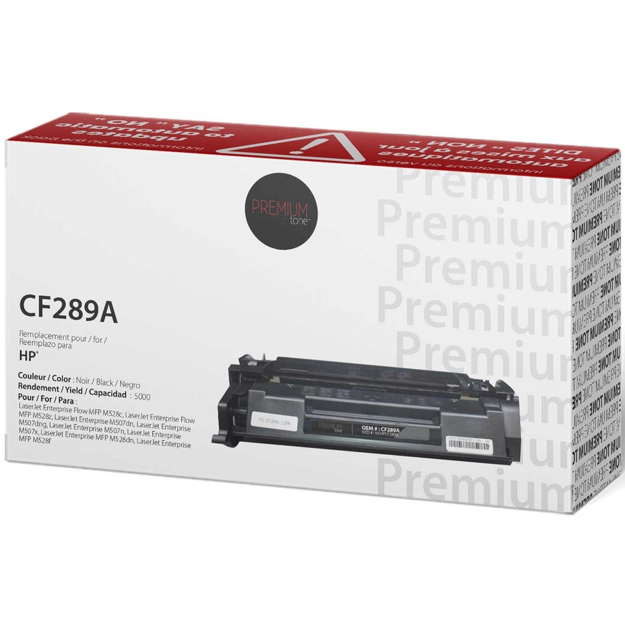 Premium Tone Toner Cartridge - Alternative for Hewlett Packard CF289A / 89A - Black - NCHPCF289A