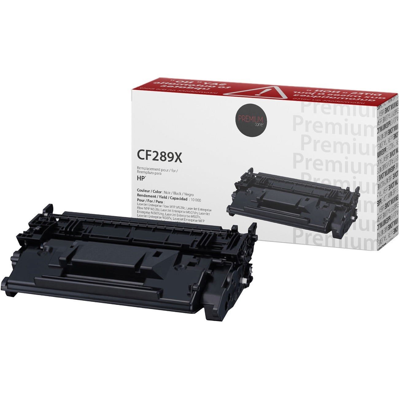 Premium Tone Toner Cartridge - Alternative for Hewlett Packard CF289X / 89X - Black