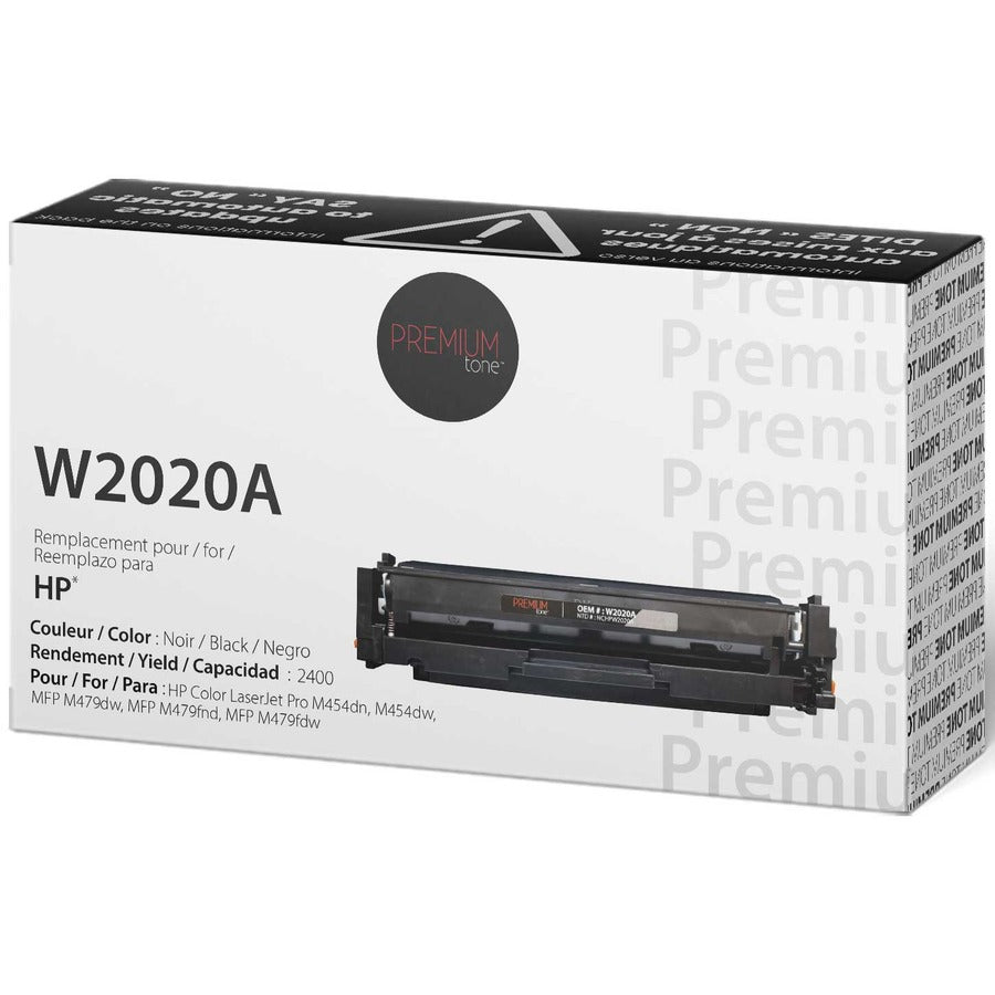 Premium Tone Toner Cartridge - Alternative for Hewlett Packard W2020A / 414A - Black - NCHPW2020A