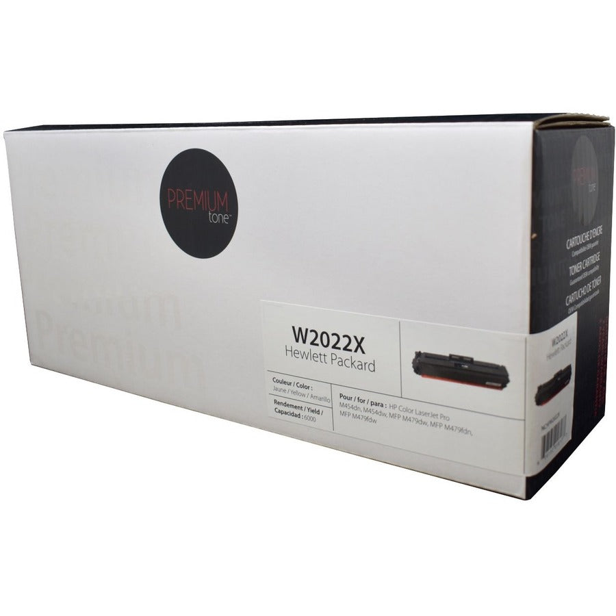 Premium Tone Toner Cartridge - Alternative for Hewlett Packard W2022X / 414X - Yellow - NCHPW2022X