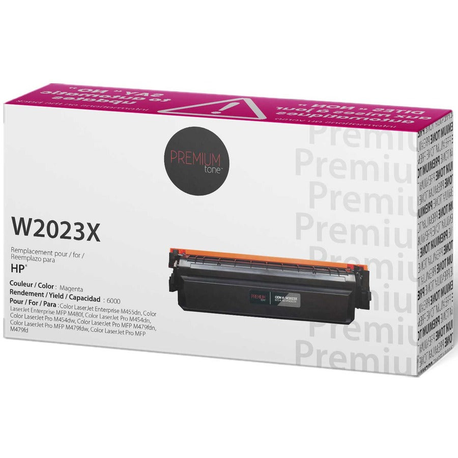 Premium Tone Toner Cartridge - Alternative for Hewlett Packard 414X / W2023X - Magenta - NCHPW2023X