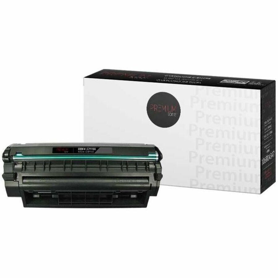 Premium Tone Toner Cartridge - Alternative for Hewlett Packard C7115X / 15X - Black