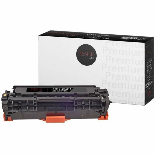 Premium Tone Toner Cartridge - Alternative for Hewlett Packard CE411A / 305A - Cyan