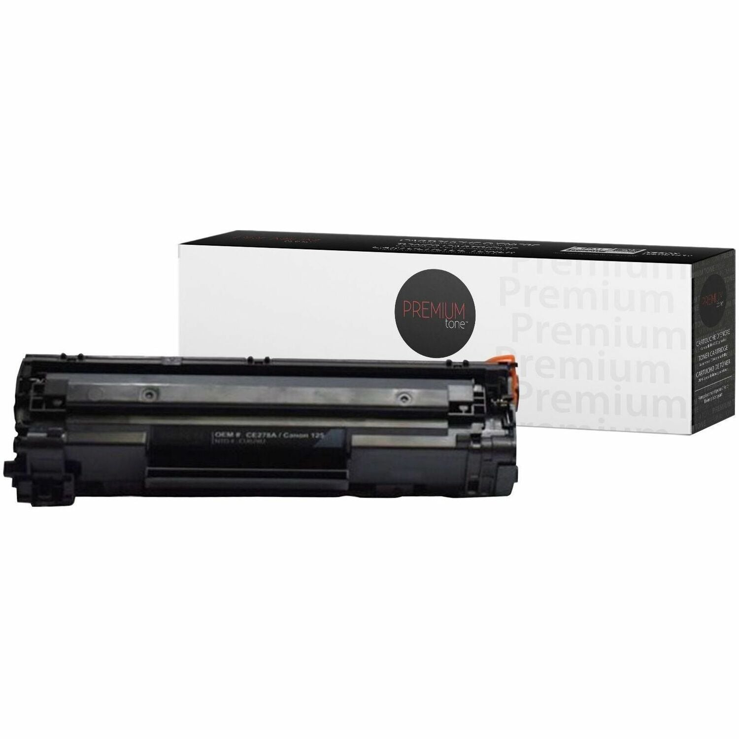 Premium Tone Toner Cartridge - Alternative for Canon 128 / Hewlett Packard CE278 - Black