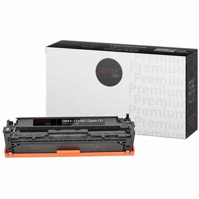 Premium Tone Toner Cartridge - Alternative for Canon 131 / Hewlett Packard CF210X - Black