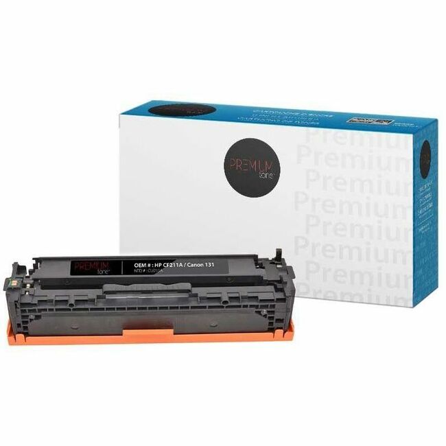 Premium Tone Toner Cartridge - Alternative for Canon 131 / Hewlett Packard CF211A - Cyan